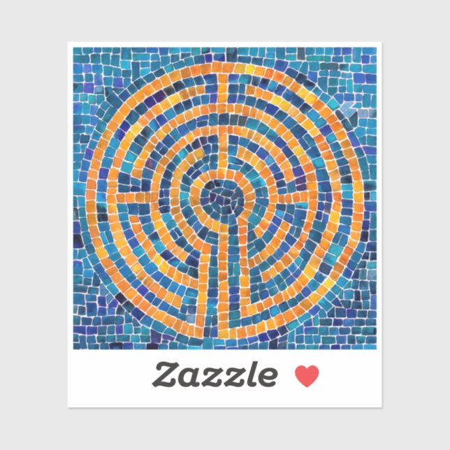 LABYRINTH IV 3x3 Vinyl Sticker (Sheet)