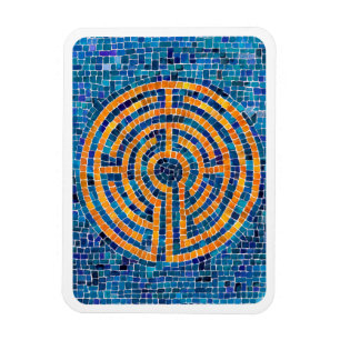 LABYRINTH IV 3x4 Flexible Magnet - White