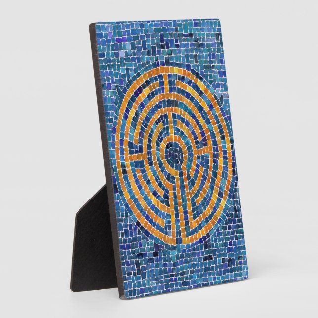 LABYRINTH IV 5x7 Plaque with Easel  (Side)