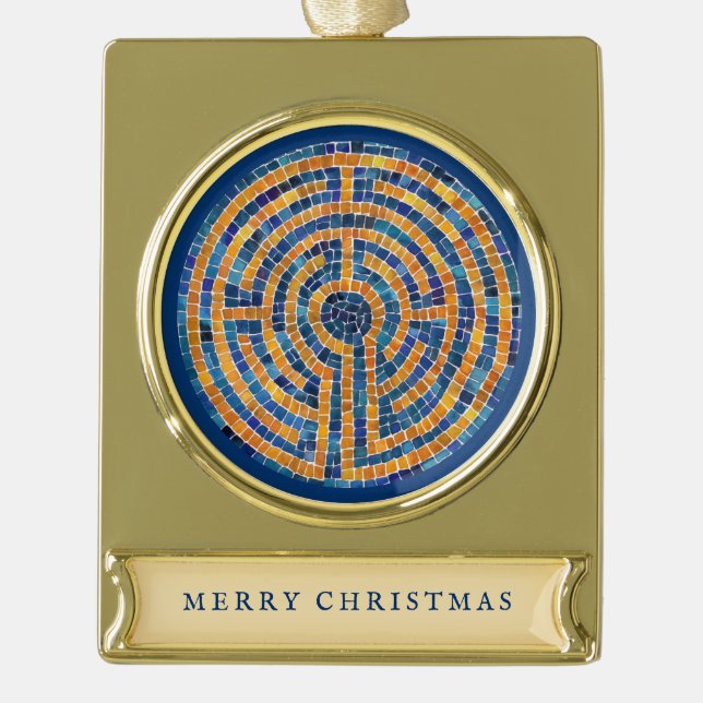 LABYRINTH IV Banner Ornament (Front)