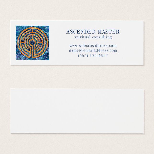LABYRINTH IV Mini Business Card (Front & Back)