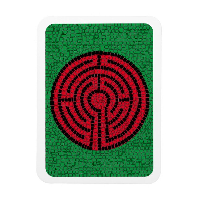 LABYRINTH IX 3x4 Flexible Magnet  (Vertical)