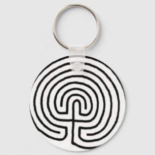labyrinth key ring