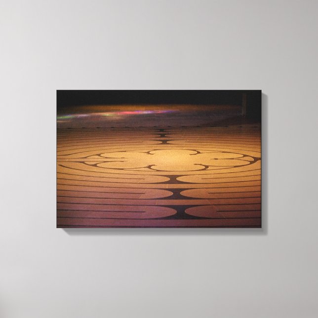 Labyrinth Light Canvas Print (Front)