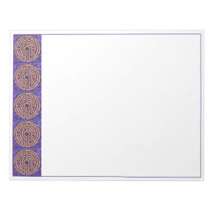 LABYRINTH MOSAIC 11x8.5 Notepad