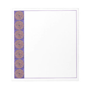 LABYRINTH MOSAIC 5.5"x6" Notepad 