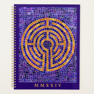 LABYRINTH MOSAIC 8.5x11 Planner + Text