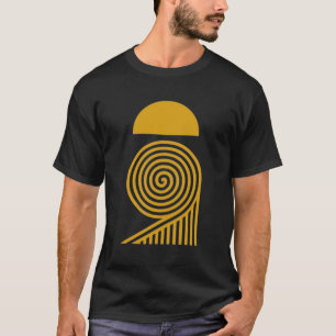 Labyrinth of Light – Sun and Golden Spiral2 T-Shirt