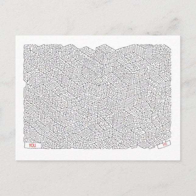 Labyrinth of Love Postcard (Front)