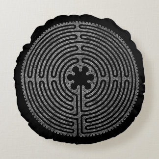 Labyrinth Round Cushion