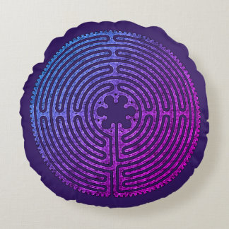 Labyrinth Round Cushion