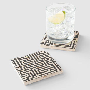 Labyrinth Stone Coaster