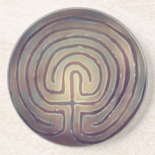 Labyrinth Symbol Coaster