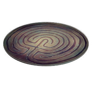 Labyrinth Symbol Cutting Board