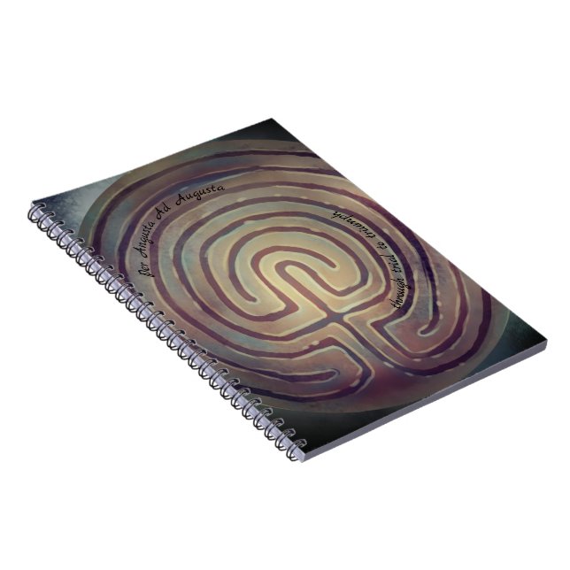 Labyrinth Symbol Notebook (Right Side)