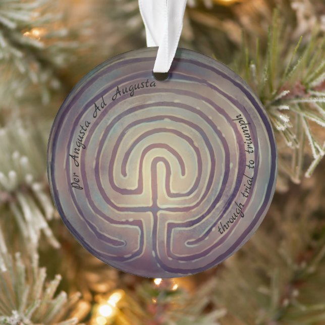 Labyrinth Symbol Ornament (Tree)