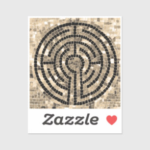 LABYRINTH V 2x2 Vinyl Sticker