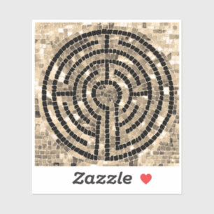 LABYRINTH V 3x3 Vinyl Sticker