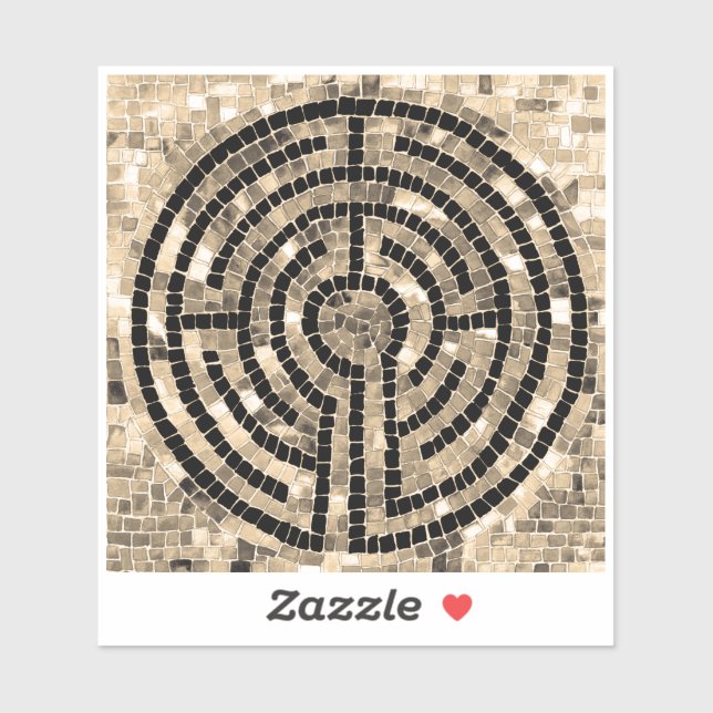 LABYRINTH V 4x4 Vinyl Sticker (Sheet)