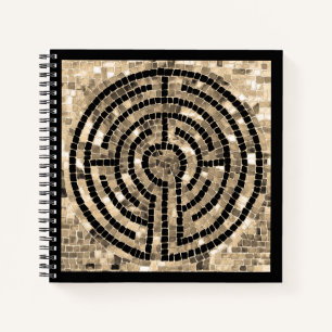 LABYRINTH V 8.5x8.5 Spiral Notebook 
