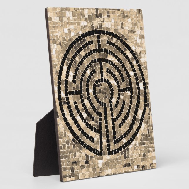 LABYRINTH V 8x10 Plaque with Easel  (Side)