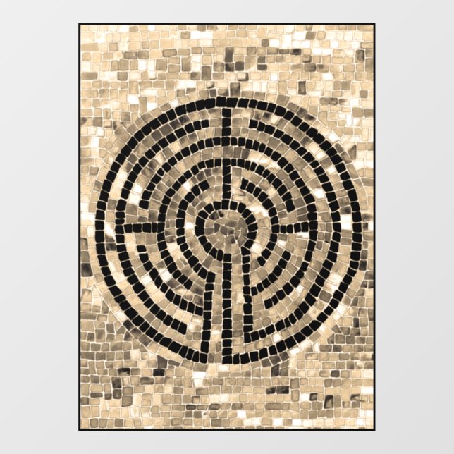 LABYRINTH V 8x11 Window Cling  (Sheet)