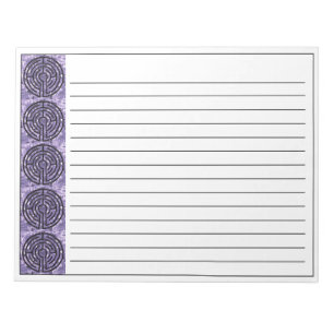 LABYRINTH VI 11"x8.5" Notepad + Lines