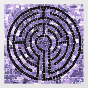 LABYRINTH VI 12x12 Window Cling