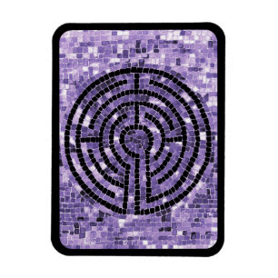 LABYRINTH VI 3x4 Flexible Magnet - Black