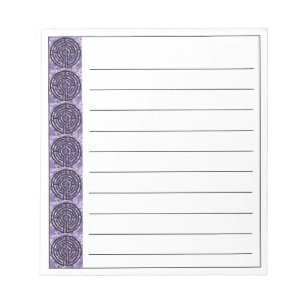 LABYRINTH VI 5.5x6 Notepad + Lines