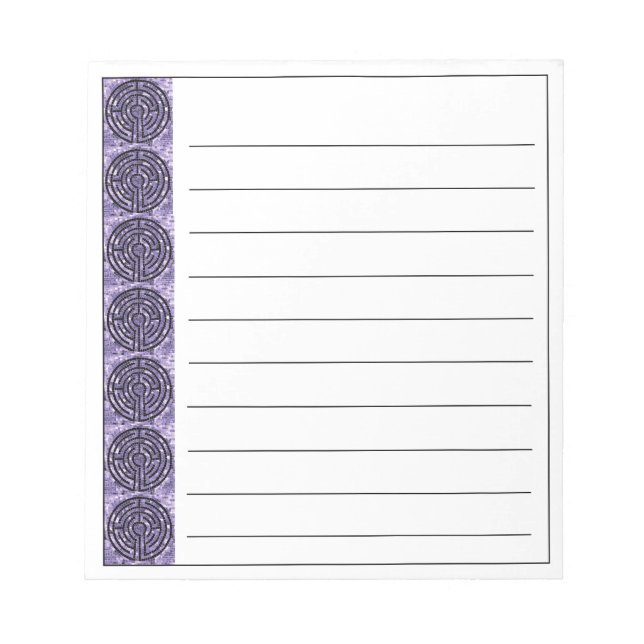 LABYRINTH VI 5.5x6 Notepad + Lines (Front)
