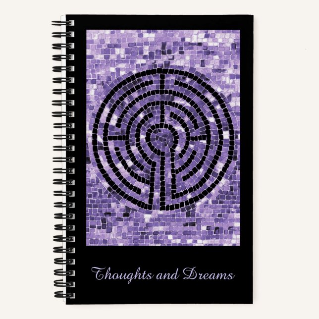 LABYRINTH VI 5.5x8.5 Spiral Notebook  (Front)