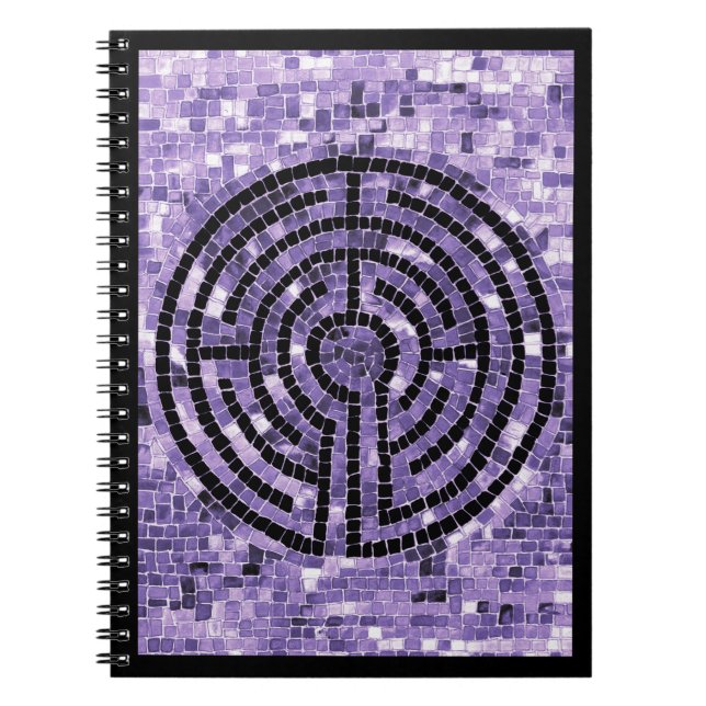 LABYRINTH VI 6.5x8.75 Spiral Notebook  (Front)