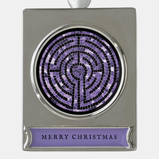 LABYRINTH VI Banner Ornament (Front)