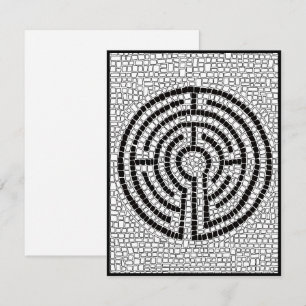 LABYRINTH VII 4.25x5.5 Flat Card II