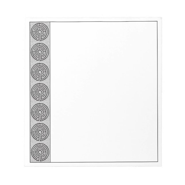 LABYRINTH VII 5.5x6 Notepad (Front)