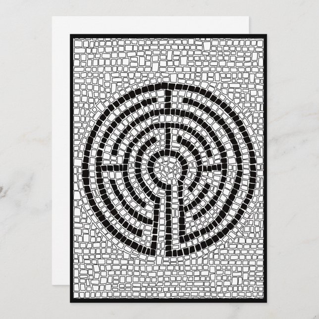 LABYRINTH VII 5.5x7.5 Flat Card II (Front/Back)