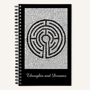 LABYRINTH VII 5.5x8.5 Spiral Notebook