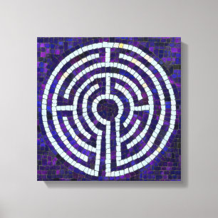 LABYRINTH VIII 12x12 Wrapped Canvas (2.5" Deep)