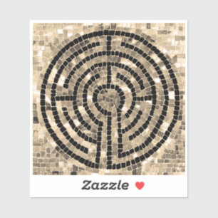 Labyrinth VIII 4"x4" Vinyl Sticker