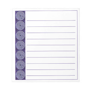 LABYRINTH VIII 5.5"x6" Notepad + Lines