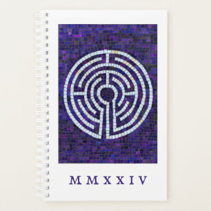 LABYRINTH VIII 5.5x8.5 Planner + Text / White