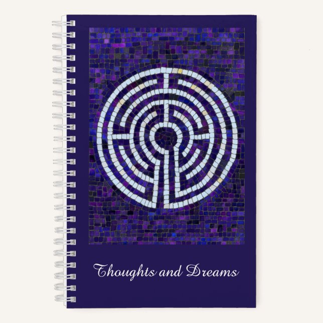 LABYRINTH VIII 5.5x8.5 Spiral Notebook (Front)