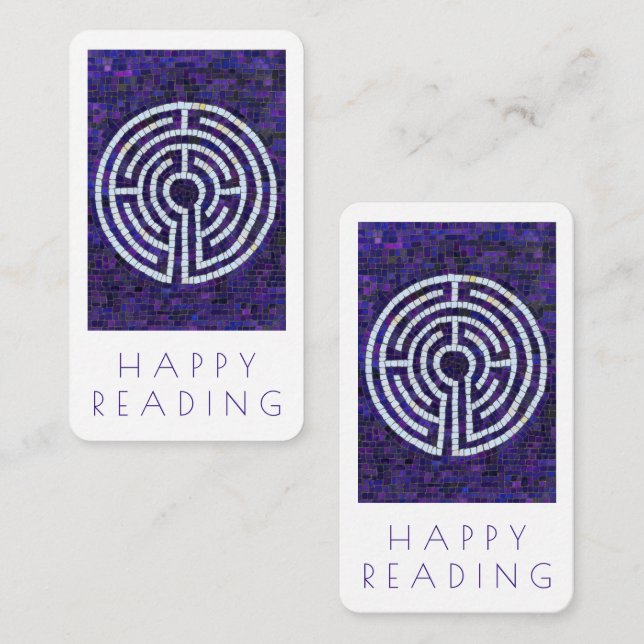 LABYRINTH VIII Bookmark - 3.5x2 Card + Text  (Front/Back)