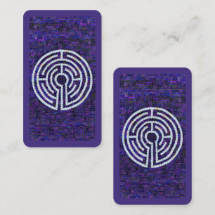 LABYRINTH VIII Bookmark - 3.5x2 Card / Violet