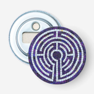 LABYRINTH VIII Button Bottle Opener