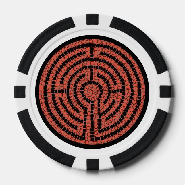 LABYRINTH XII Poker Chips (Front)
