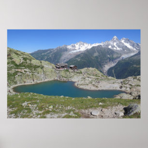 Lac Blanc Chamonix Poster