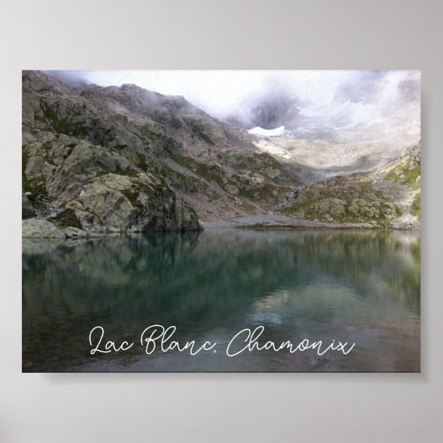 Lac Blanc, Chamonix poster (Front)