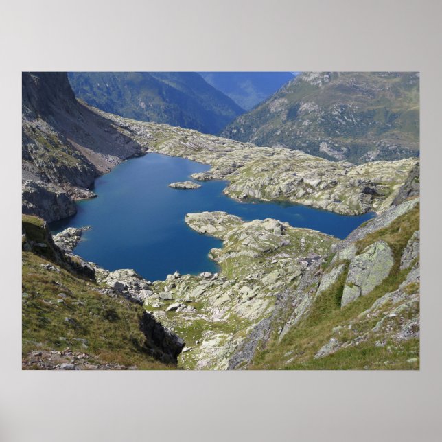 Lac Cornu French Alps Poster (Front)